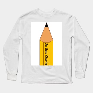 Charlie Hebdo Pencil Long Sleeve T-Shirt